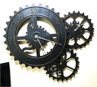 Plastic Three Gear Wall Clock