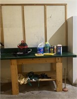 Work Bench & Peg Board ( Tools NOT Included)