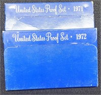 1971 & 1972 Proof Sets