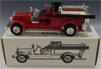 ERTL 1926 SEAGRAVE COMMUNITY FIRE TRUCK COIN BANK