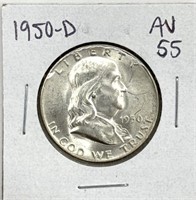 1950-D Franklin Half Dollar