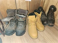 Timberwolf Rocky boots sz 10.5W, Ozark Trail sz 9&