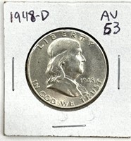 1948-D Franklin Half Dollar