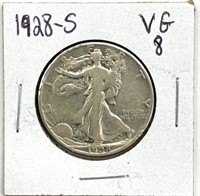 1928-S Walking Liberty Half Dollar