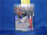 Xander Bogaerts Topps Chrome Auto #'d/100