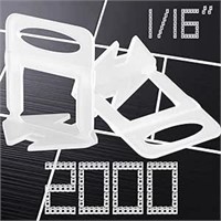 2000ct Tile Leveling Clips Kit (1/16 IN)