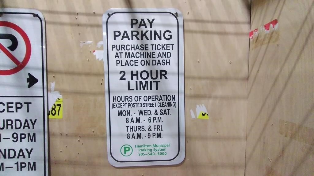 Pay Parking Metal Sign