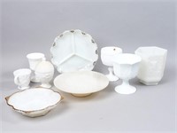 Milk Glass Table Articles