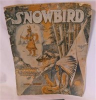 Paper ephemera: 1916 Snowbird sheet music with