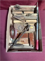 Lot With 4 Vintage Molding Tools Plus Various