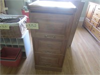 3 drawer oak filing cabinet