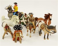 Assorted Rubber/Plastic Horse Group