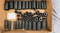 Pittsburgh  deep well sockets 
1 1/4” - 7/16”