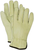 Leather Driver Gloves  Med, MAGID B6540ET