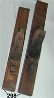 Pair of Stanley transitional bench planes