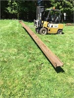 I-BEAM WITH TROLLEY, 30' L X 8"