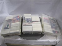 3 plastic boxes of baseball cards