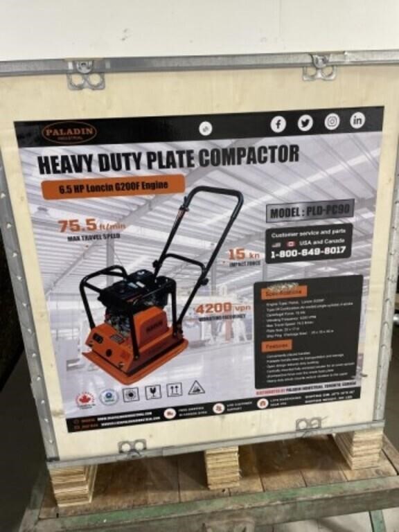 Unused 2024 Heavy Duty Plate Compactor