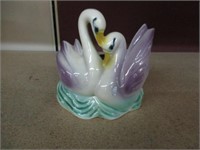 vintage double Swan Bud Vase