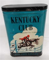 3-Kentucky Club Tobacco Tins
