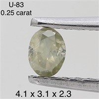 $400  Rare Fancy Natural Color Diamond(0.25ct)