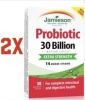 2x Jamieson Probiotic 30 Billion Extra