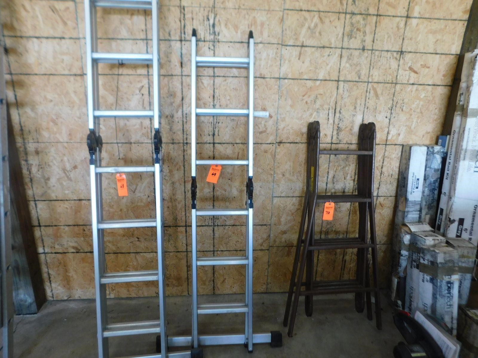 Lot 69  12’x6” Articulated Alum Ladder