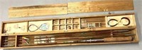 Vintage fishing pole and tackle