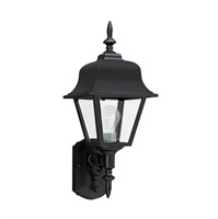 Sea Gull Polycarbonate Outdoor Black 1 Light