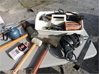 Misc. Tools - Mallets, Oil Can, Drill, Axe, etc.