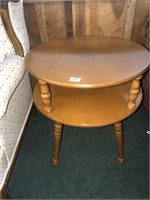 2 tier round side table