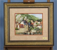 Framed Print Of Village