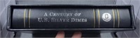 A Century of U.S. silver dimes book.Empty.