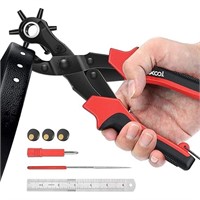Revolving Punch Plier Kit, XOOL Leather Hole Punch