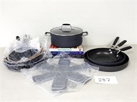 Calphalon & Other Cookware + Cookbooks (No Ship)