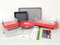 Pyrex, Baking Pans, Timer, Dipping Forks (No Ship)