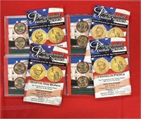 PRESIDENTIAL DOLLAR SERIES LOT OF 4