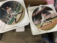 BABE RUTH & JOE DIMAGGIO COLLECTOR PLATES