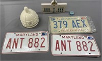 Riggs Bank and License Plates