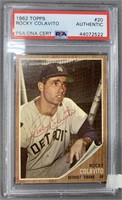1962 Topps Rocky Colavito Baseball Card