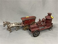 (2) Early Cast Metal Toys