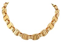 Ferragamo Gold Fashion Necklace