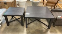 MEMBERS MARK 35x35 COFFEE TABLE AND 24x24 SIDE