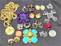 Lot of Joan Rivers Jewelry - Necklace, Brooches +