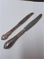 One Hallmark Butter Knife and One Silverplate