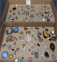 (44) Sterling Necklace Pendants & More