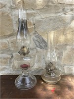 LOT OF KEROSEN GLASS LANTERNS