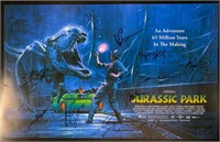 Autograph Jurassic Park Poster