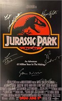 Autograph Jurassic Park Poster