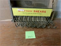 Vintage Tru Temper Sheers advertising rack